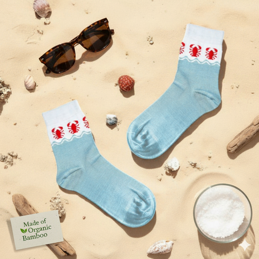 Seaside Lobster Bamboo Socks