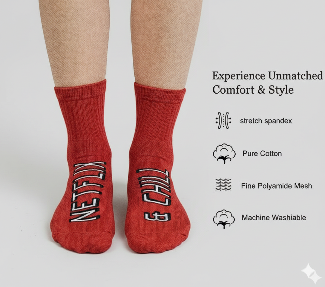 Netflix & Chill Socks