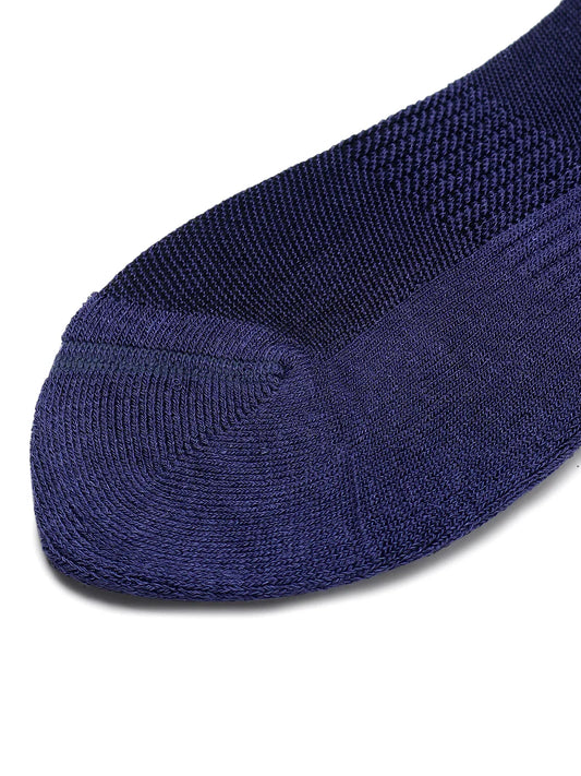 Navy Bamboo Low Cut