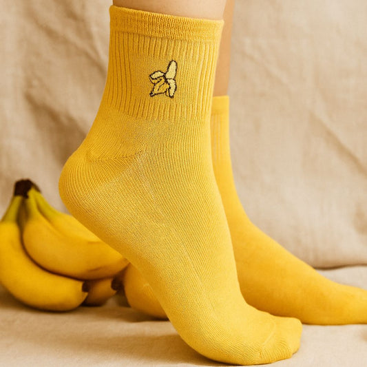 Banana Comfort Crew Socks