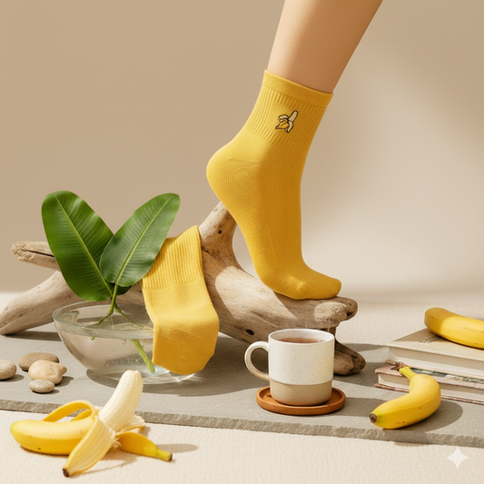 Banana Comfort Crew Socks