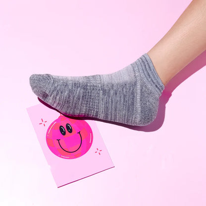 Grey Bamboo Low Cut