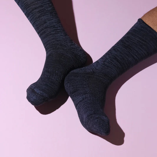 Black Bamboo Crew Length